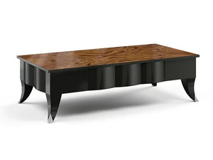 OSCAR - Rectangular wood veneer coffee table _ Guerra Vanni